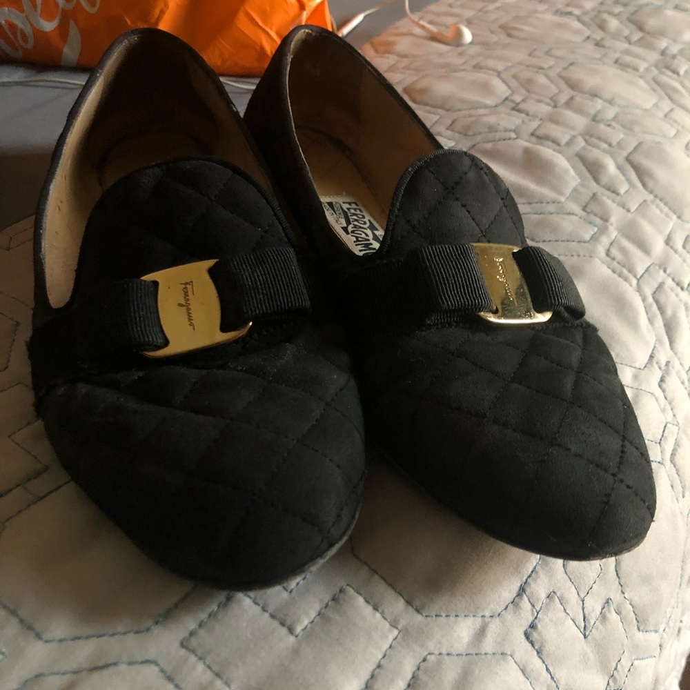 Ferragamo black mocasins